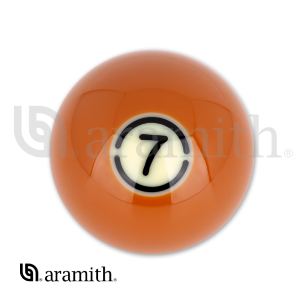 Aramith BLACK Replacement Ball – #7 | Golden Break Billiards